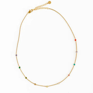 Pip Pop Rainbow Gem Necklace