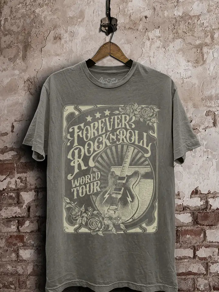 Mineral Wash Rock Tee