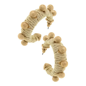 Ibiza Raffia Hoop