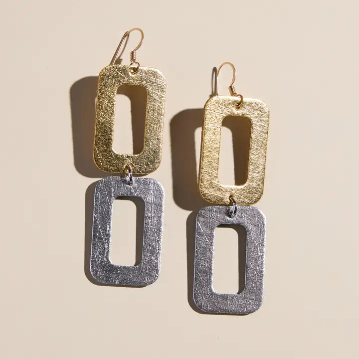 Morgan Mixed Metal Earring