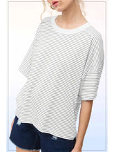 Load image into Gallery viewer, Mel Stripe Tee
