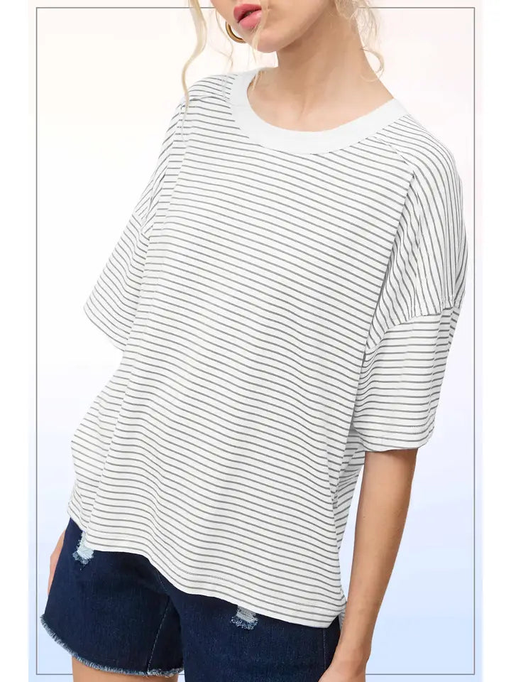 Mel Stripe Tee