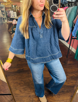 Maci Denim Top