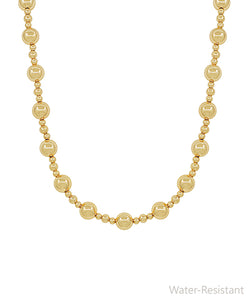 Golden Pearl Necklace