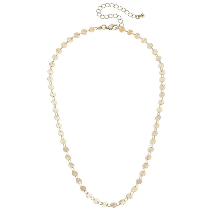 Delicate Disc Necklace