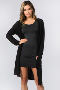 Finishing Touch Cardigan-Black