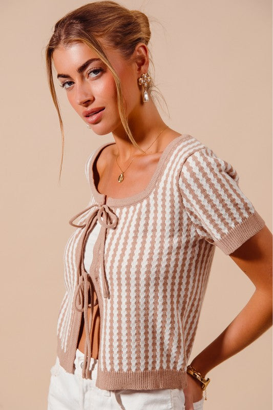 The Jordan Tie Top