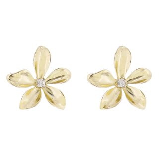 Golden Flower Stud