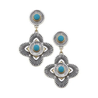 Rainwater Concho Earring