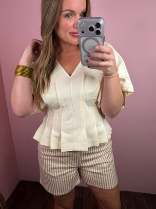 Sandy Stripe Short