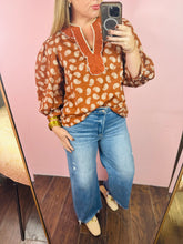 Load image into Gallery viewer, Fall Paisley Top
