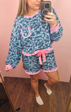 Load image into Gallery viewer, SS Ribbon Ruffle PJ
