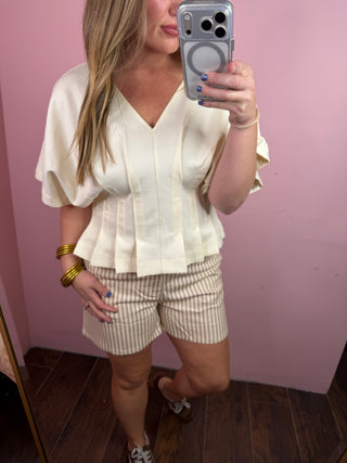 Sandy Stripe Short