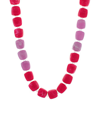 Color Block Beaded Necklaces