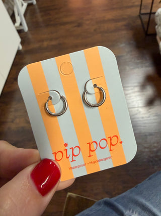 Pip Pop Endless Hoop-Silver