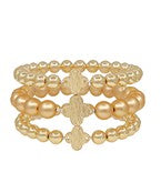 Gold Colver Charm Stack