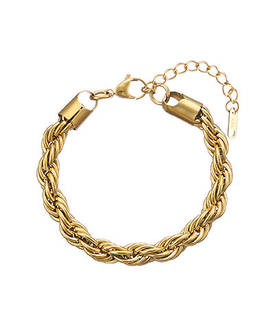 Gold Braided Bracelet