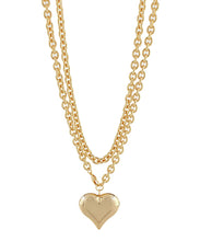 Load image into Gallery viewer, Layering Puff Heart Necklace
