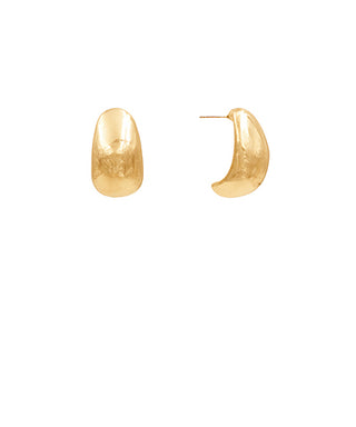 Puffy Post Earring