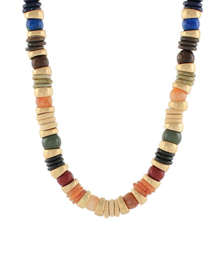 Fall Mix Bead Necklace