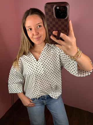 Polka Dot Blouse