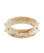 Ivory Acrylic Bangle