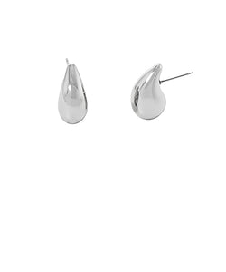 Silver Puff Stud