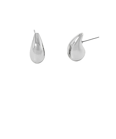 Silver Puff Stud