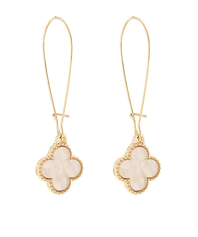 Clover Drop Earring