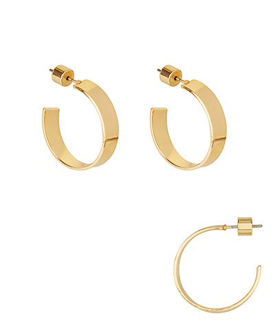 Flat Line Hoop-1 1/2