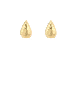 Textured Teardrop Stud