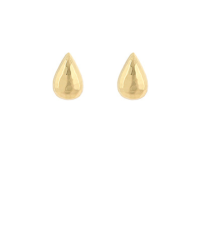 Textured Teardrop Stud