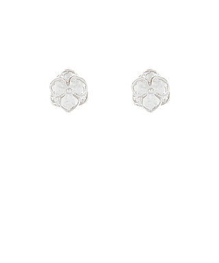Silver Flower Stud