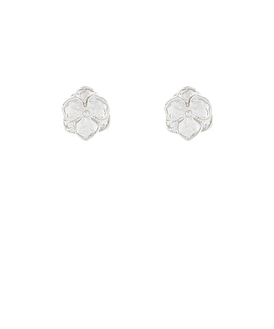 Silver Flower Stud
