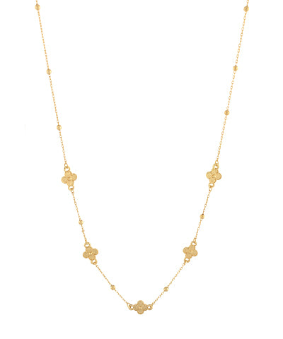 Clover Station Necklace