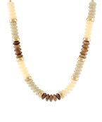 Natural Rondelle Bead Necklace