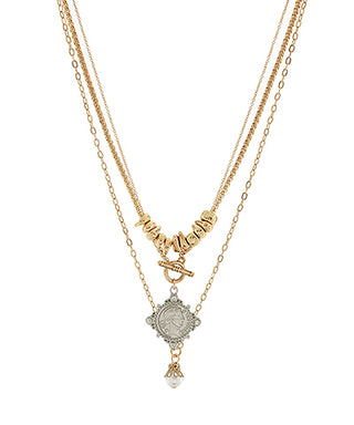 Coined Layer Necklace