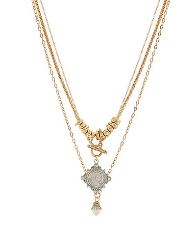 Coined Layer Necklace