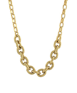 Oval Chunky Chain Necklace