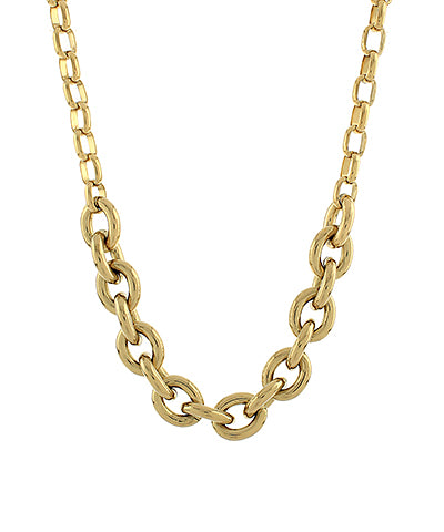 Oval Chunky Chain Necklace