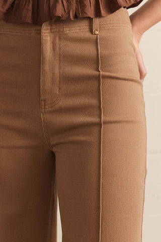 Seam Perfect Pant-Mocha