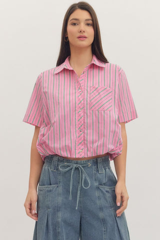 Candy Crush Stripe Top