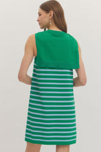 Load image into Gallery viewer, Classy Closet Staple Dress-Blu/Grn Combo
