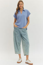 Load image into Gallery viewer, Casual Cool Girl Top-Chambray

