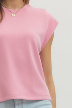 Load image into Gallery viewer, Classic Cap Sleeve Tee-Pink
