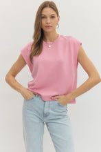 Load image into Gallery viewer, Classic Cap Sleeve Tee-Pink
