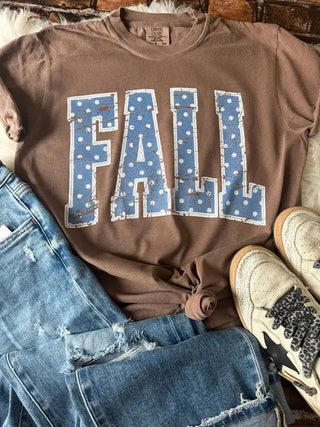 Polka Dot Fall Tee