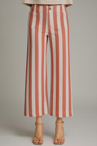 Rust Striped Pant