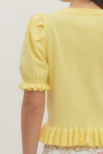 Load image into Gallery viewer, Daffodil Dreams Sweater Top
