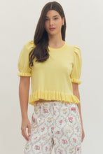Load image into Gallery viewer, Daffodil Dreams Sweater Top
